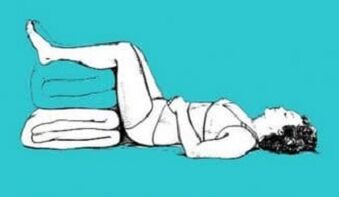 postura durante a exacerbación da osteocondrose torácica